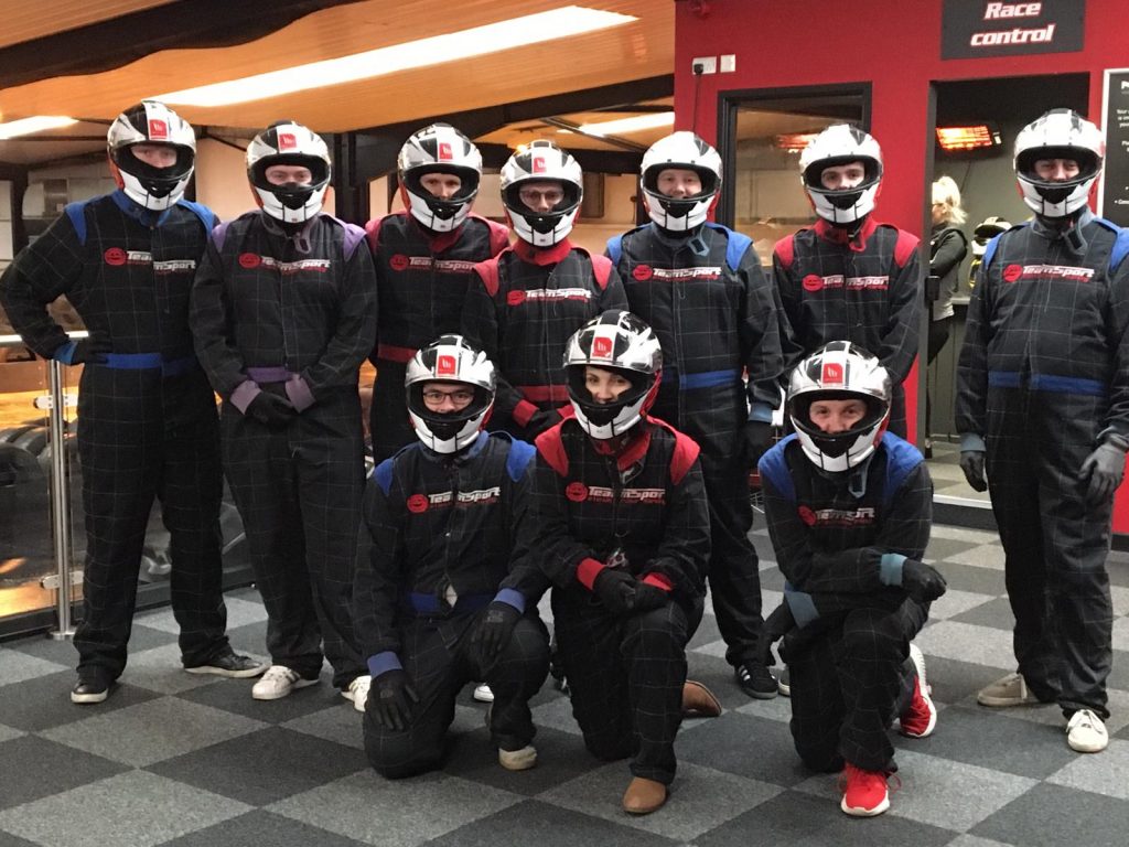 Go Karting apprentices Whyy? Change Sheffield