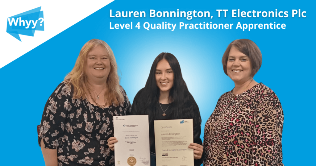 Level 4 Quality Practitioner Apprentice - Lauren Bonnington